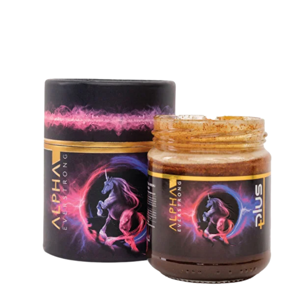 ALPHA EVERSTRONG معجون الجنسنغ لتعزيز الطاقة والأداء 240 غرام من عطار هيرب