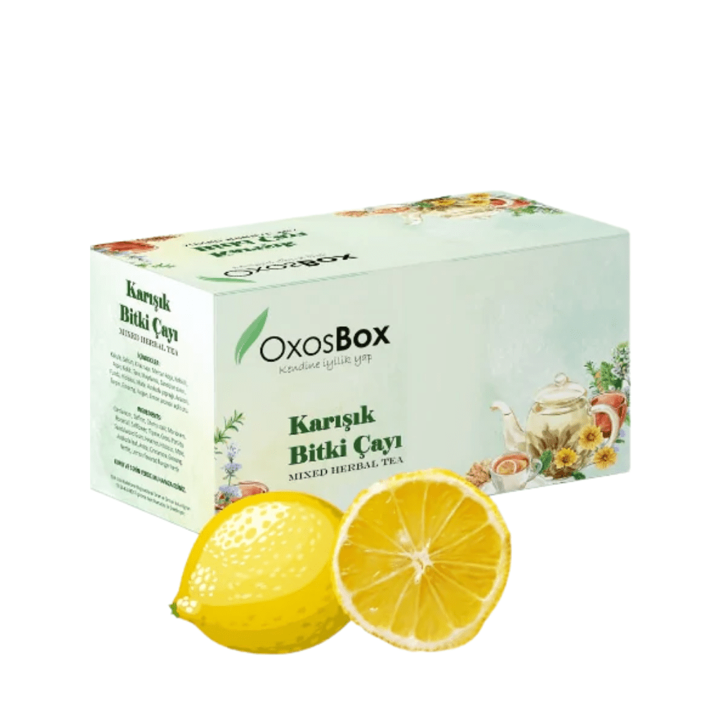 أوكسوس بوكس شاي التنحيف لخسارة الوزن والدهون | 30 ظرف - صورة المنتج 1 من OxosBox