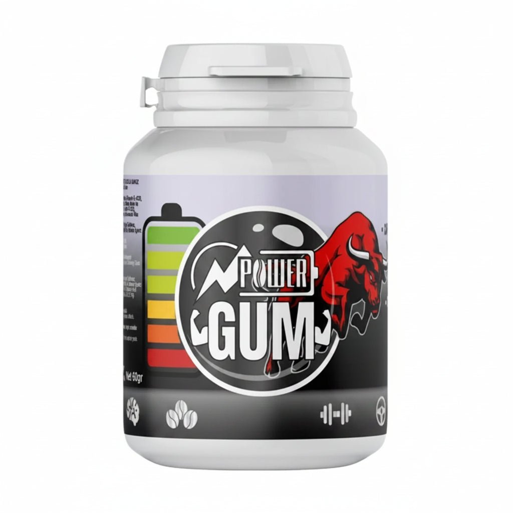 FullGum Power | علكة مقوية من خلاصات طبيعية من الابيميديوم، الجينسنغ، ماكا، وداميانا