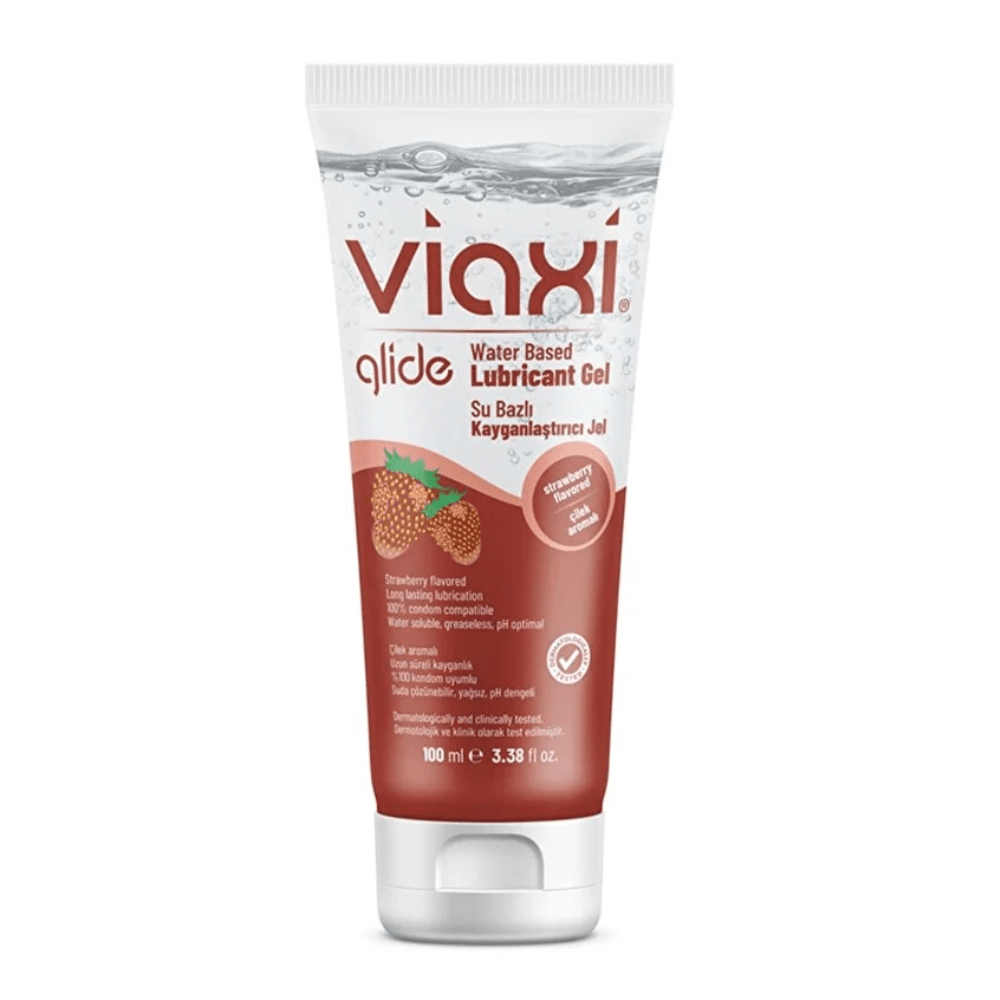 Viaxi Glide جل مزلق مائي بنكهة الفراولة 100 مل - صورة المنتج 1 من Viaxi