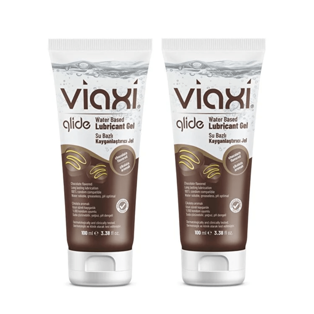 Viaxi Glide جل مزلق مائي بنكهة الشوكولاتة علبتين 100 مل - صورة المنتج 1 من Viaxi
