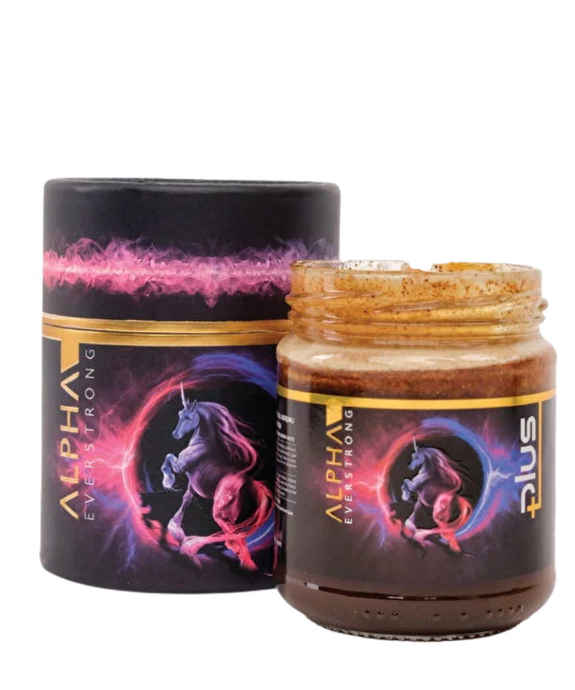 ALPHA EVERSTRONG معجون الجنسنغ لتعزيز الطاقة والأداء 240 غرام من عطار هيرب