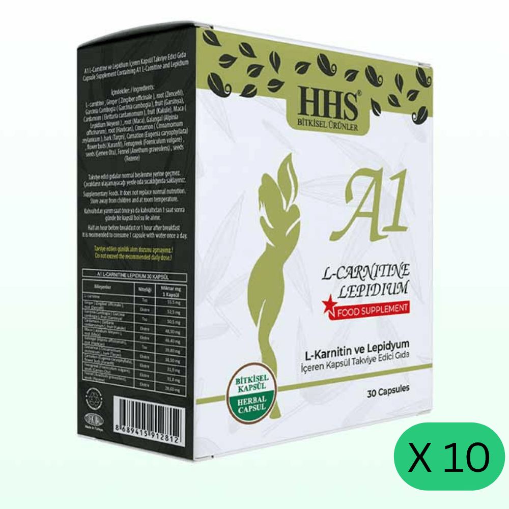 حبوب تنحيف HHS A1 ( ظروف) | 10 علب شحن مجاني من عطار هيرب