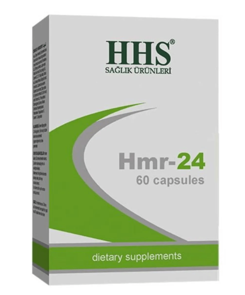 كبسولات عشبية طبيعية HHS Hmr 24 🌿 60 كبسولة من عطار هيرب