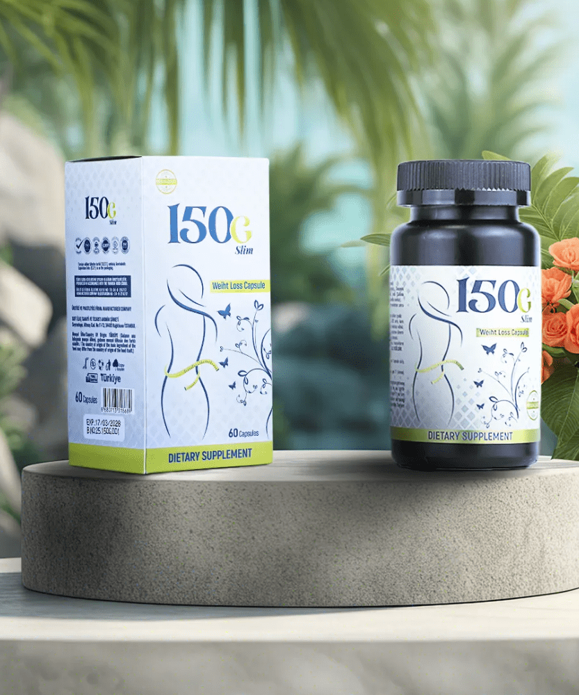 حبوب تنحيف 150G Slim لخسارة الوزن ودعم حرق الدهون | 60 كبسولة من عطار هيرب