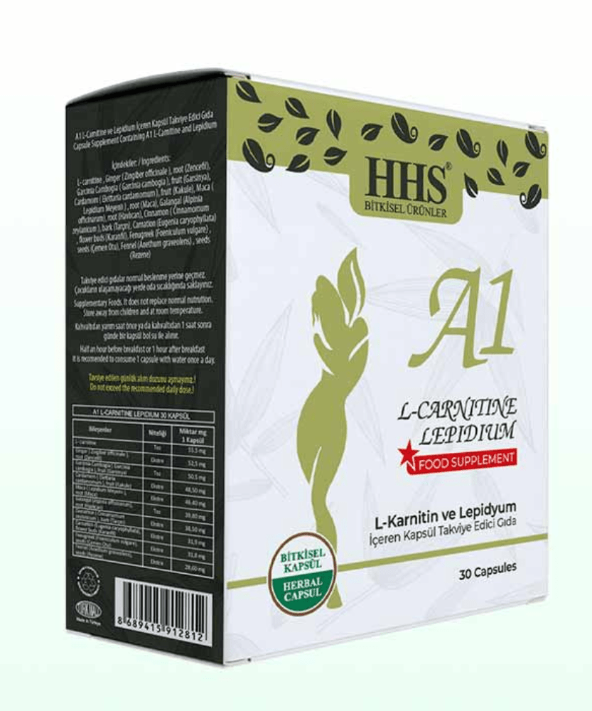 كبسولات التنحيف التركية | كبسولات التنحيف HHS A1 (ظروف) من aHerb