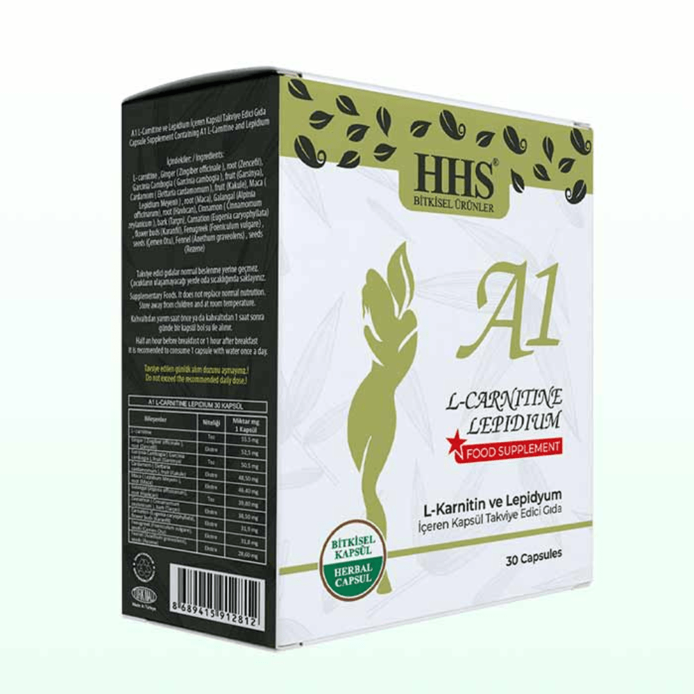كبسولات التنحيف التركية | كبسولات التنحيف HHS A1 (ظروف) من aHerb