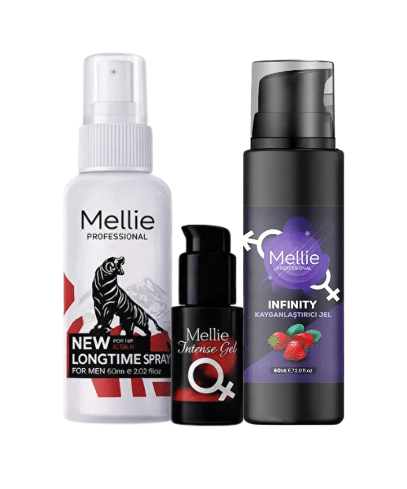 مجموعة Mellie Professional للرجال والنساء مع بخاخ وجل + مزلق لتجربة مريحة ومتوازنة من عطار هيرب